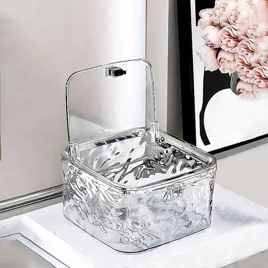 Hair Accessories Organizer Box – Clear Acrylic Storage for Headbands, Bows & Hair Ties