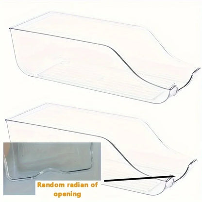 Refrigerator Organizer Bins – Soda Can Dispenser & Auto Rolling Fridge Storage Rack