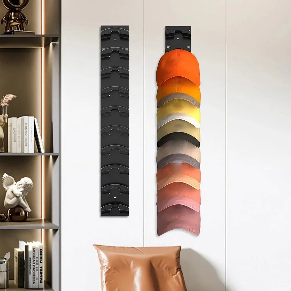 Baseball Cap Organizer – 10-Grid Rotating Hat Rack for Closet, Door & Wall Storage