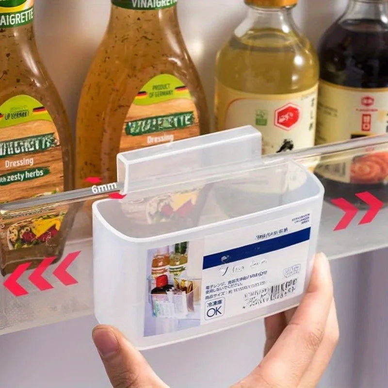 Refrigerator Hanging Cheese Organizer – Space-Saving Fridge Slice Holder (2-Pack)