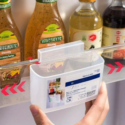Refrigerator Hanging Cheese Organizer – Space-Saving Fridge Slice Holder (2-Pack)