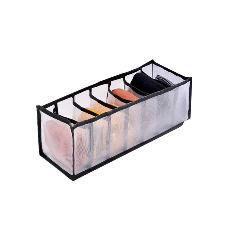 Foldable Underwear & Bra Organizer – Plastic Drawer Divider for Closet & Wardrobe