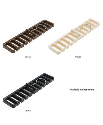 Belt & Tie Organizer Rack – Multifunctional Hanging Hanger for Closet Organization