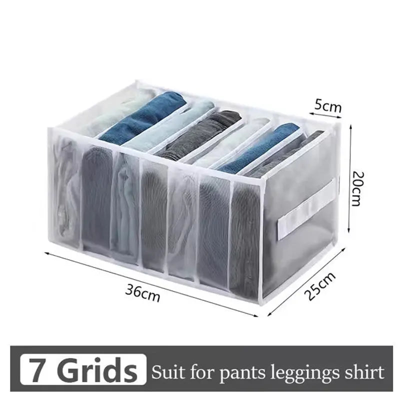 Closet Underwear & Bra Organizer Box – Foldable Non-Woven Drawer Divider for Socks, Ties & Scarves