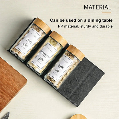 4-Layer Kitchen Spice Drawer Organizer – Adjustable Rack for Spice Jars & Seasoning Bottles