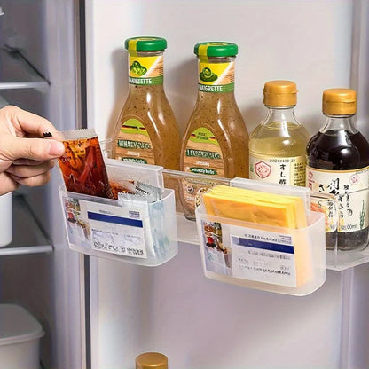 Refrigerator Hanging Cheese Organizer – Space-Saving Fridge Slice Holder (2-Pack)