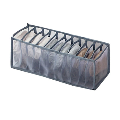 Foldable Underwear & Bra Organizer Box – Plastic Drawer Divider for Closet, Wardrobe & Bedroom Shelf