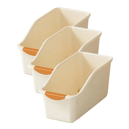 Under-Sink Organizer with Wheels – Plastic Storage Bins & Bottle Organizer for Kitchen & Bathroom Cabinet (Set of 2 or 3)