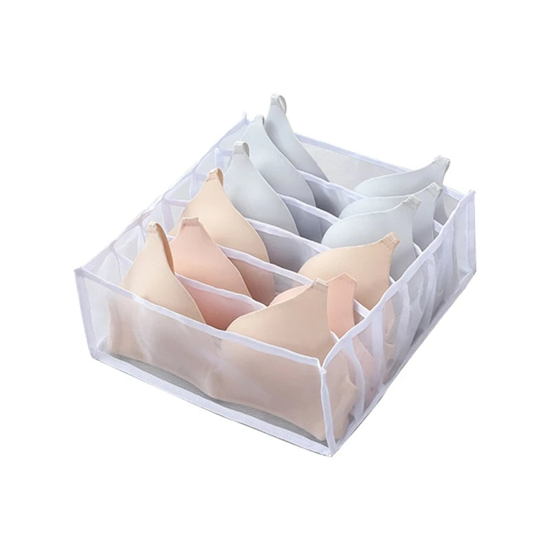 Foldable Underwear & Bra Organizer – Plastic Drawer Divider for Closet & Wardrobe