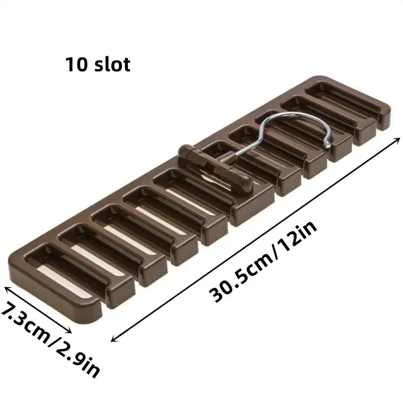 Belt & Tie Organizer Rack – Multifunctional Hanging Hanger for Closet Organization