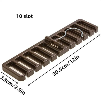 Belt & Tie Organizer Rack – Multifunctional Hanging Hanger for Closet Organization