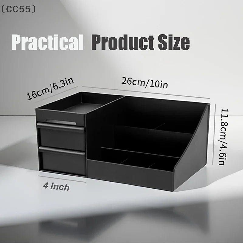 Cologne Organizer For Men – Bathroom Countertop Organizer with Drawers & 7 Compartments