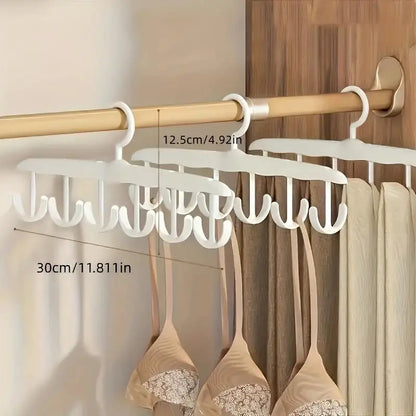 12-Hook Rotating Closet Hanger – Space-Saving Organizer for Ties, Belts, Underwear & Skirts