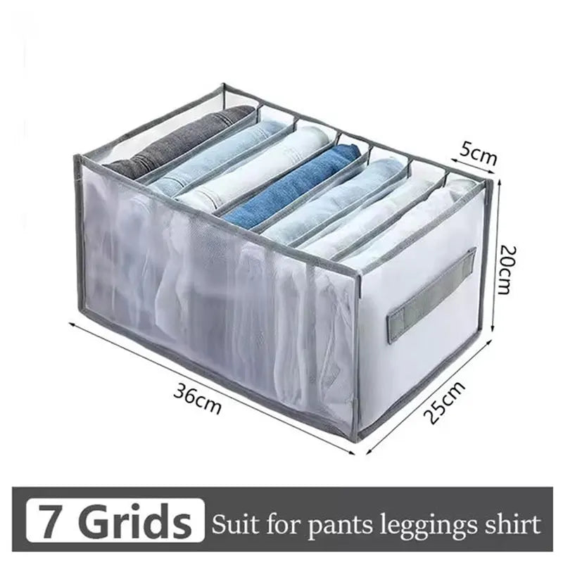 Closet Underwear & Bra Organizer Box – Foldable Non-Woven Drawer Divider for Socks, Ties & Scarves