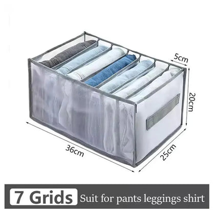 Closet Underwear & Bra Organizer Box – Foldable Non-Woven Drawer Divider for Socks, Ties & Scarves