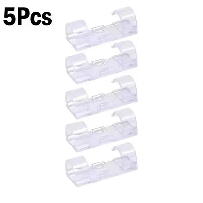 Cable Clips Wire Holder – Self-Adhesive Cord Management Clamps for Home, Office & Car (5 to 60-Pack)