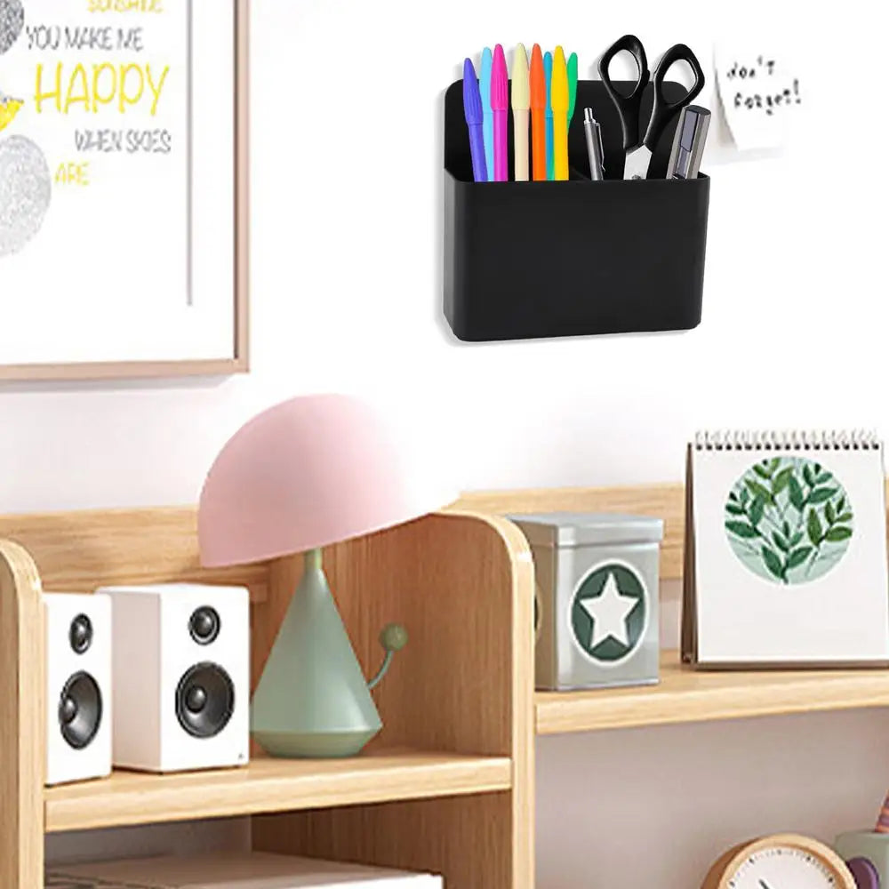 Magnetic Pen Holder – Fridge & Locker Organizer for Pens, Markers & Dry Erase Supplies
