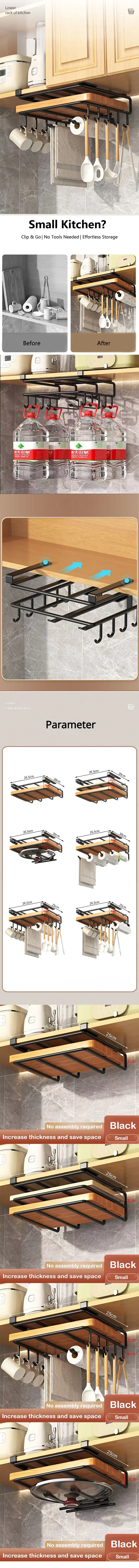 Kitchen Hanging Organizer