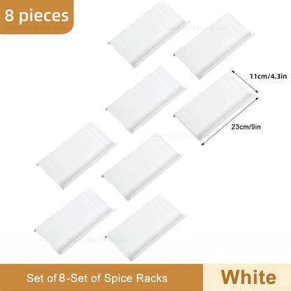 4-Layer Kitchen Spice Drawer Organizer – Adjustable Rack for Spice Jars & Seasoning Bottles