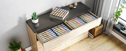 Sock & Underwear Drawer Organizer – Foldable Closet Divider Bins