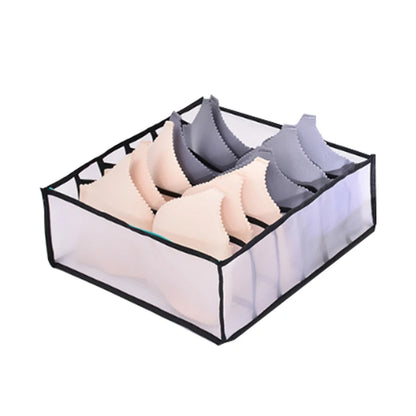 Foldable Underwear & Bra Organizer – Plastic Drawer Divider for Closet & Wardrobe