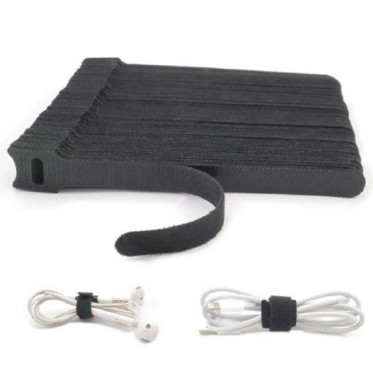 Cable Winder & Wire Ties – Nylon Cord Organizer & Protector for Phone, USB & Home Cables (50-Pack)