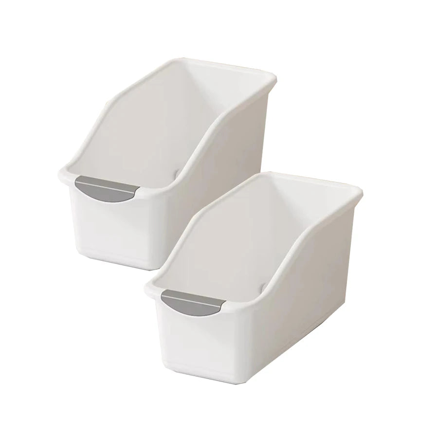 Under-Sink Organizer with Wheels – Plastic Storage Bins & Bottle Organizer for Kitchen & Bathroom Cabinet (Set of 2 or 3)