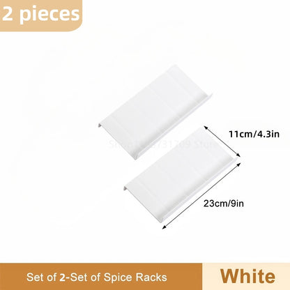 4-Layer Kitchen Spice Drawer Organizer – Adjustable Rack for Spice Jars & Seasoning Bottles