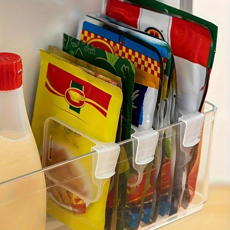 Clear Refrigerator Organizer Dividers – Adjustable Fridge Storage Compartments (Set of 5, 10, 15 or 20)