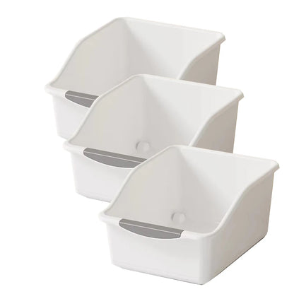 Under-Sink Organizer with Wheels – Plastic Storage Bins & Bottle Organizer for Kitchen & Bathroom Cabinet (Set of 2 or 3)