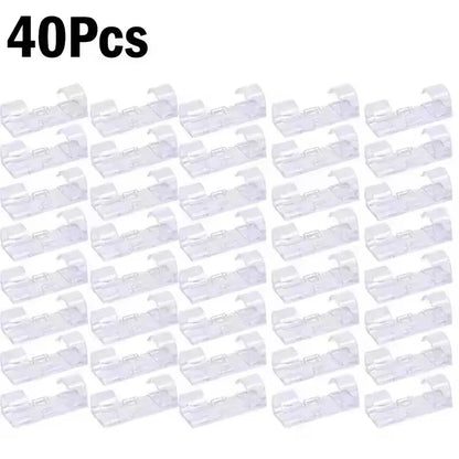 Cable Clips Wire Holder – Self-Adhesive Cord Management Clamps for Home, Office & Car (5 to 60-Pack)