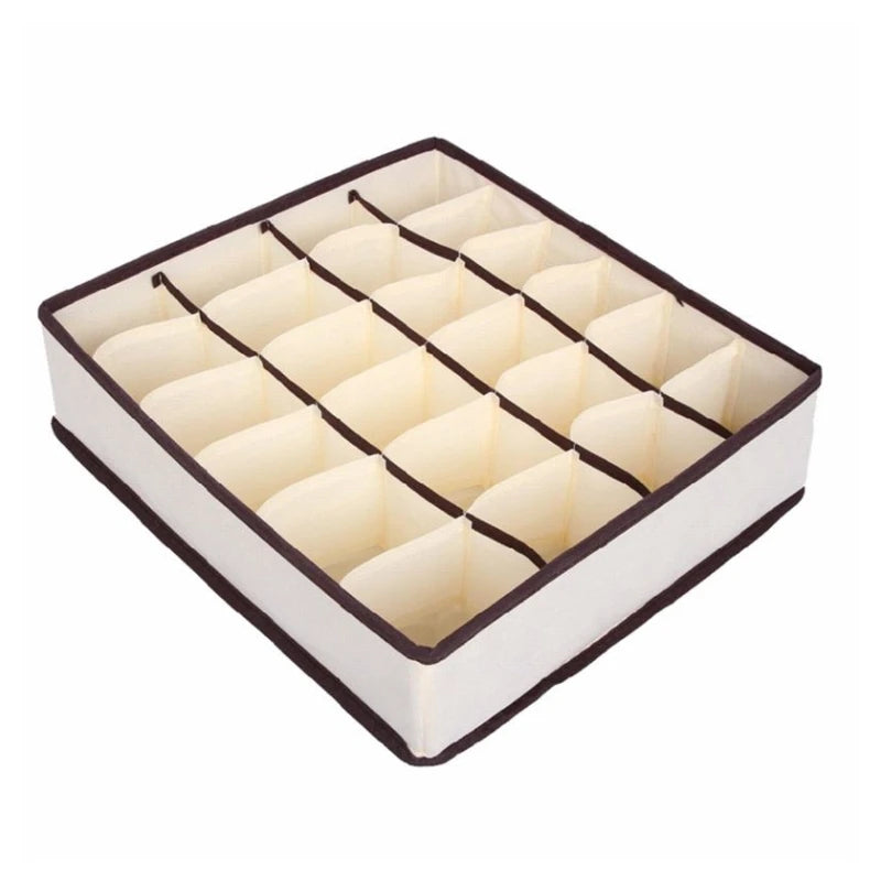 Foldable Underwear & Bra Organizer – Plastic Drawer Divider for Closet & Wardrobe