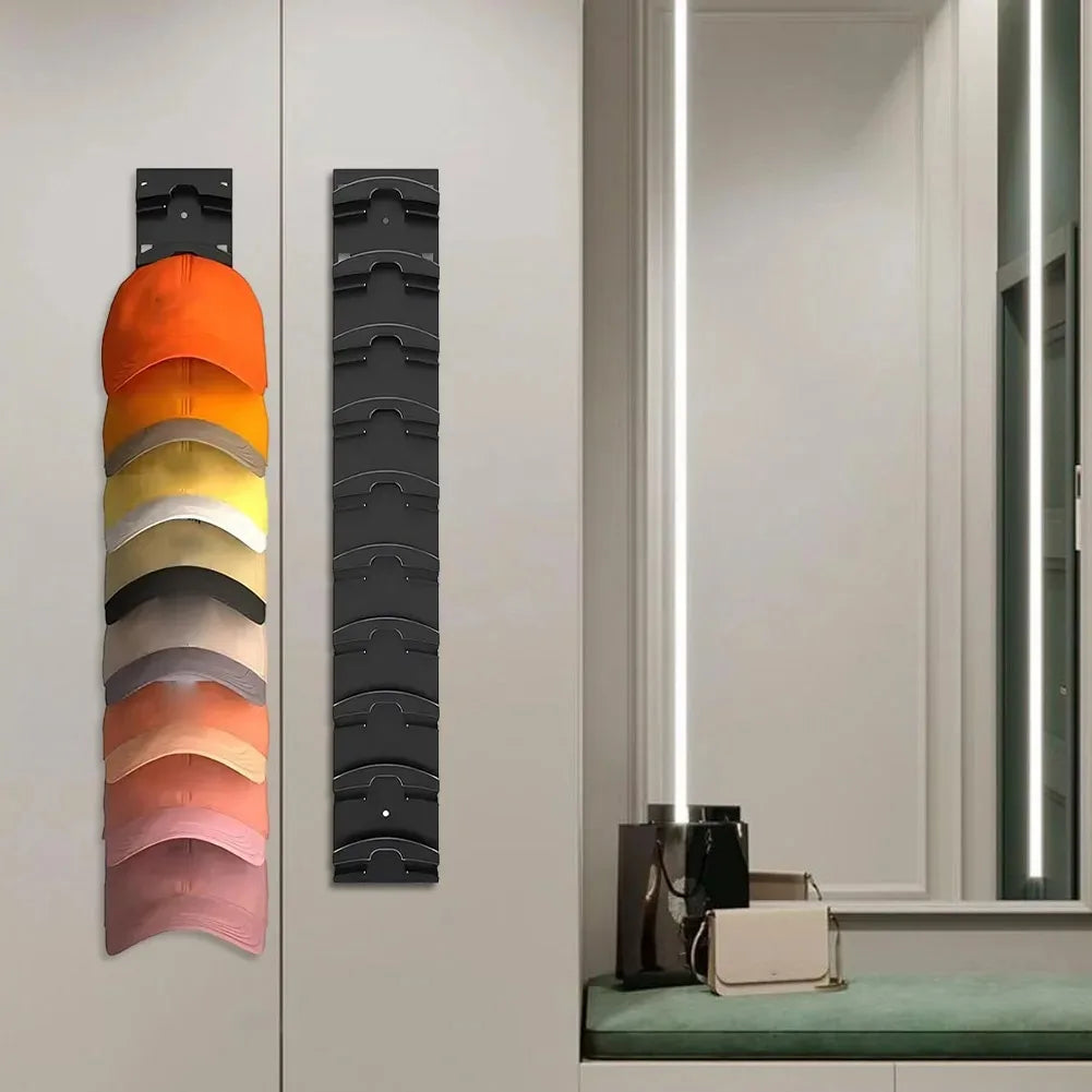 Baseball Cap Organizer – 10-Grid Rotating Hat Rack for Closet, Door & Wall Storage