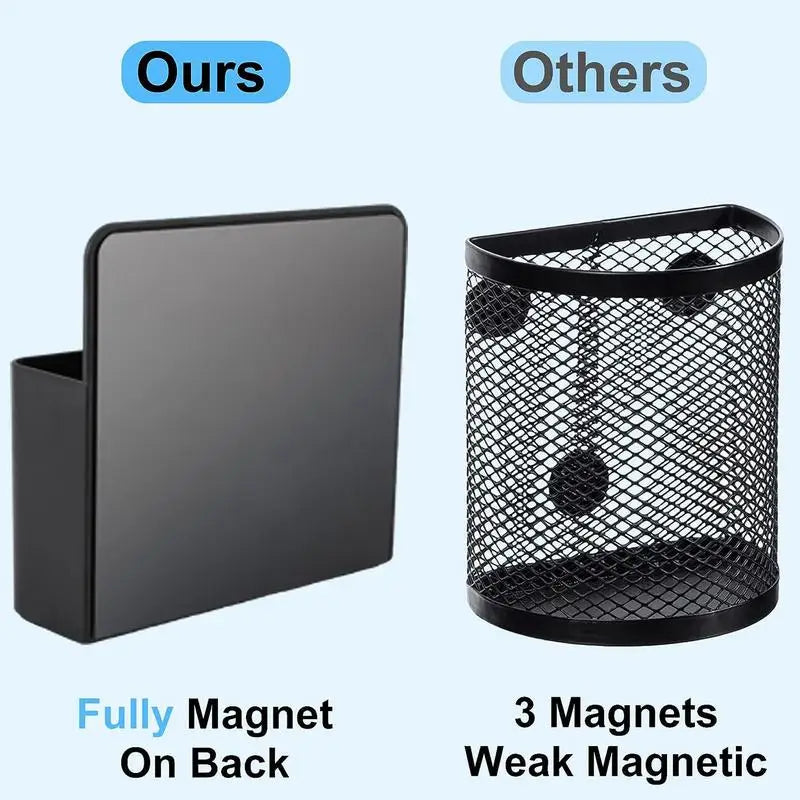 Magnetic Pen Holder – Fridge & Locker Organizer for Pens, Markers & Dry Erase Supplies