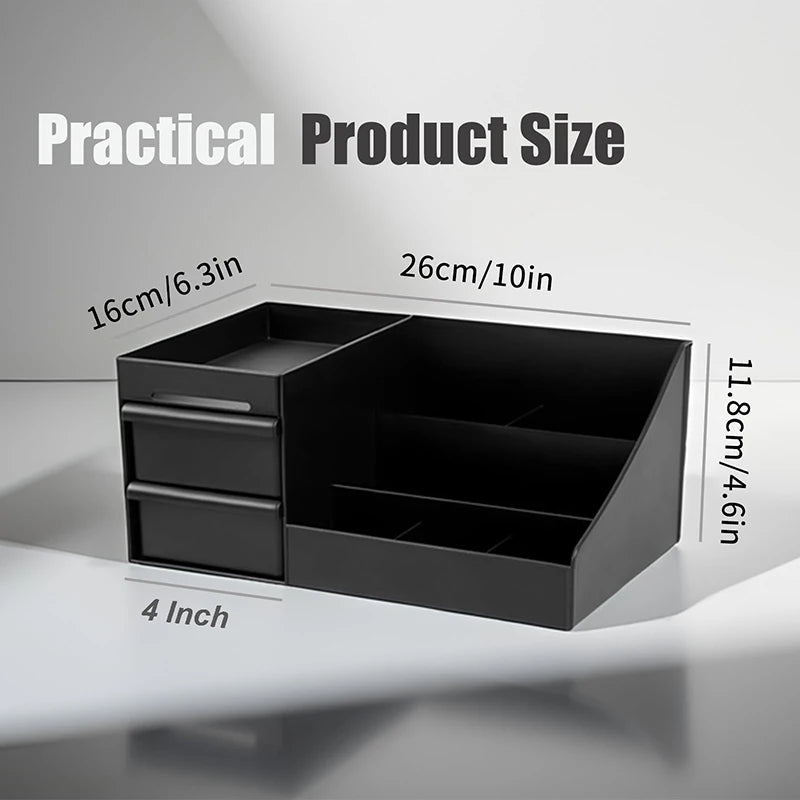 Cologne Organizer For Men – Bathroom Countertop Organizer with Drawers & 7 Compartments