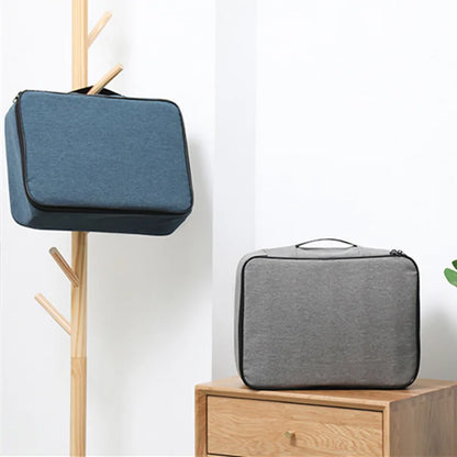 Document Organizer Briefcase – 3-Layer File & Passport Holder with Code Lock