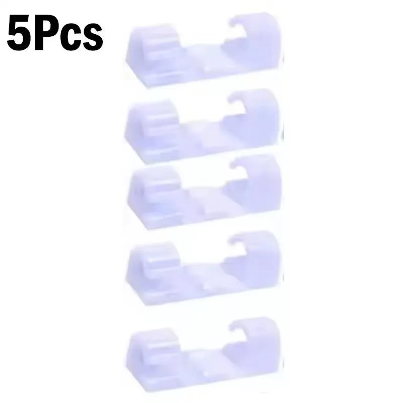 Cable Clips Wire Holder – Self-Adhesive Cord Management Clamps for Home, Office & Car (5 to 60-Pack)