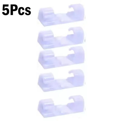 Cable Clips Wire Holder – Self-Adhesive Cord Management Clamps for Home, Office & Car (5 to 60-Pack)