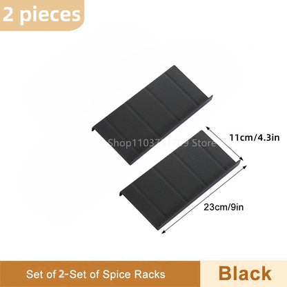 4-Layer Kitchen Spice Drawer Organizer – Adjustable Rack for Spice Jars & Seasoning Bottles