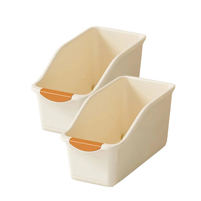 Under-Sink Organizer with Wheels – Plastic Storage Bins & Bottle Organizer for Kitchen & Bathroom Cabinet (Set of 2 or 3)