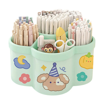 Rotating Pen Holder – Large Capacity Desk Organizer for Pens, Brushes & Cosmetics