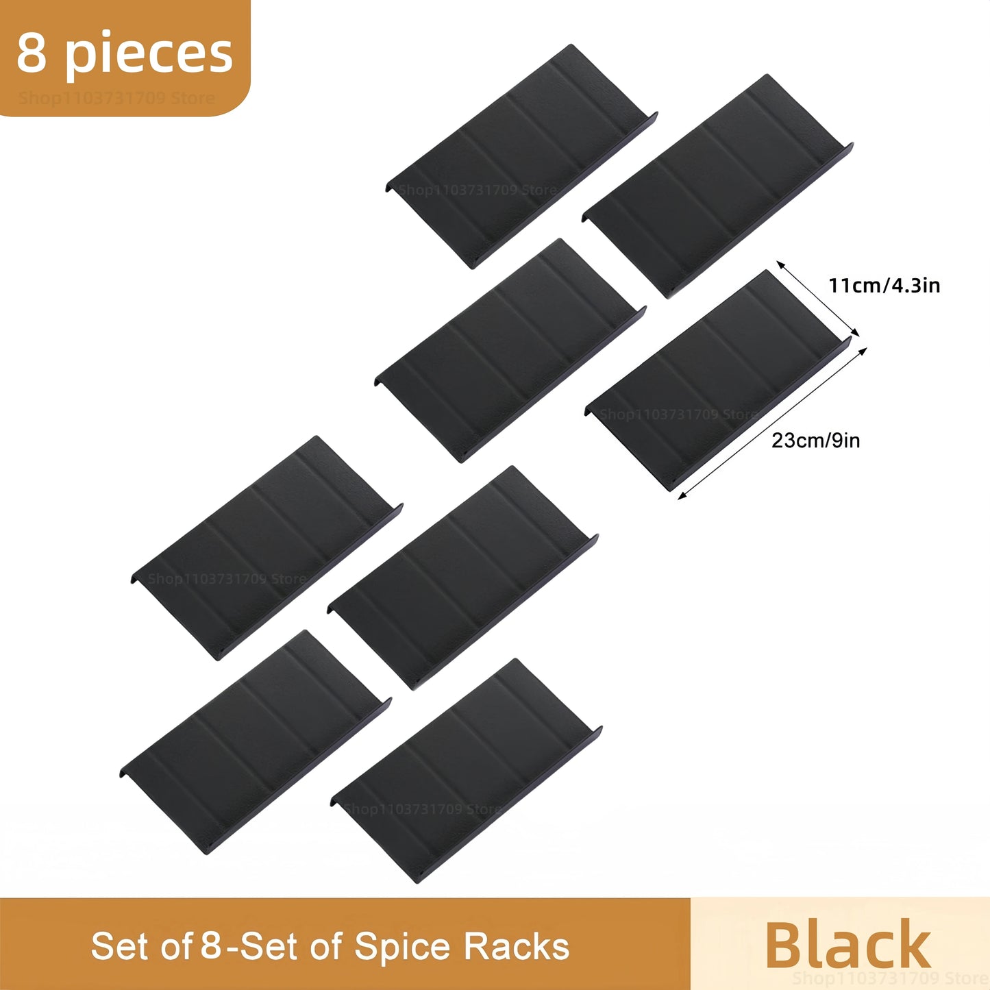 4-Layer Kitchen Spice Drawer Organizer – Adjustable Rack for Spice Jars & Seasoning Bottles