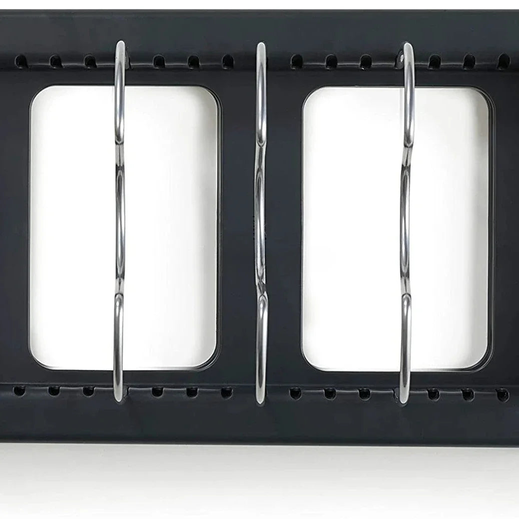 Telescopic Pot & Pan Organizer Rack – 7-Grid Adjustable Cabinet Holder for Pots, Pans & Lids