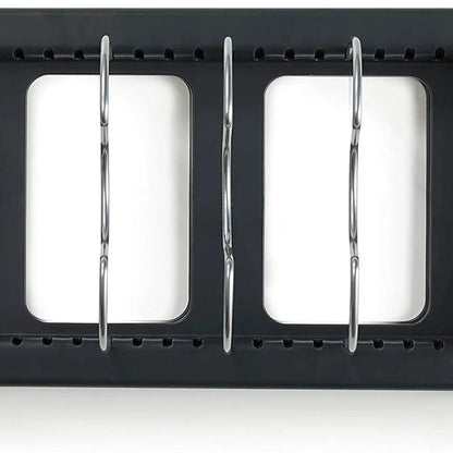 Telescopic Pot & Pan Organizer Rack – 7-Grid Adjustable Cabinet Holder for Pots, Pans & Lids