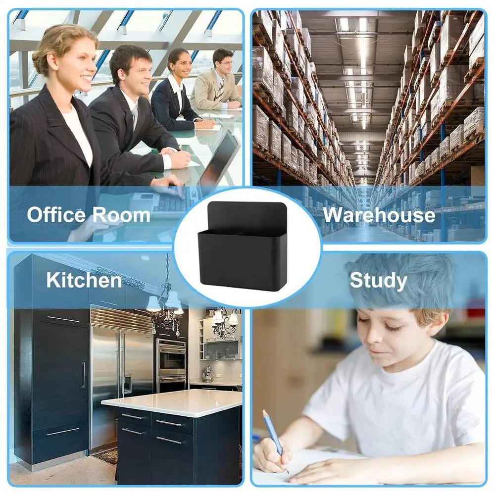 Magnetic Pen Holder – Fridge & Locker Organizer for Pens, Markers & Dry Erase Supplies