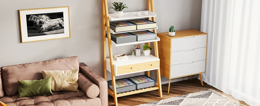 Sock & Underwear Drawer Organizer – Foldable Closet Divider Bins
