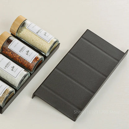 4-Layer Kitchen Spice Drawer Organizer – Adjustable Rack for Spice Jars & Seasoning Bottles